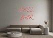 Custom Neon: NAIL BAR - Neon Filter