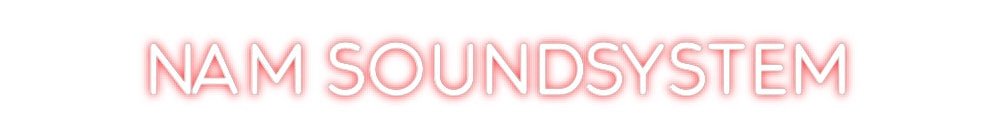 Custom Neon: nam soundsystem - Neon Filter