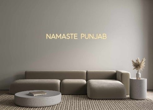 Custom Neon: Namaste Punjab - Neon Filter