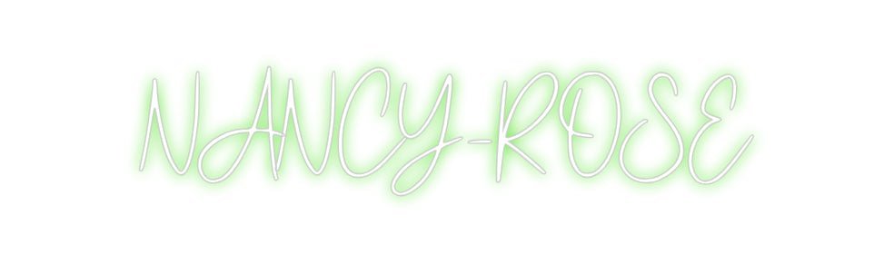 Custom Neon: NANCY - ROSE - Neon Filter