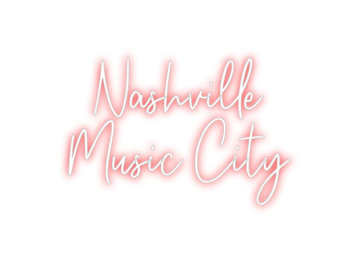 Custom Neon: Nashville Mu... - Neon Filter