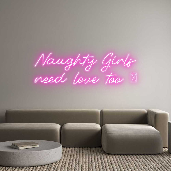 Custom Neon: Naughty Girls... - Neon Filter