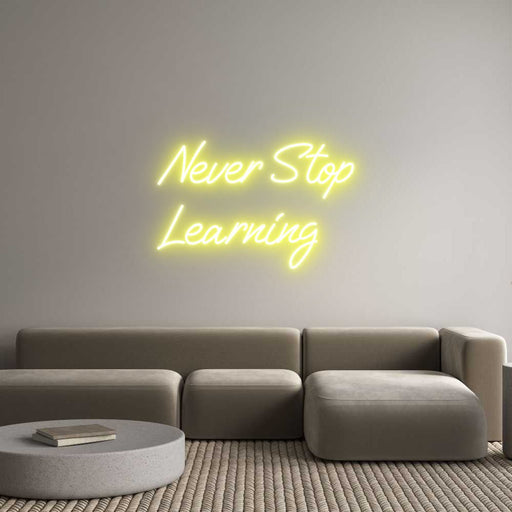 Custom Neon: Never Stop L... - Neon Filter