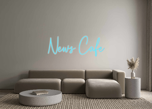 Custom Neon: News Cafe - Neon Filter