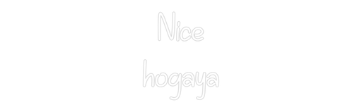 Custom Neon: Nice hogaya - Neon Filter