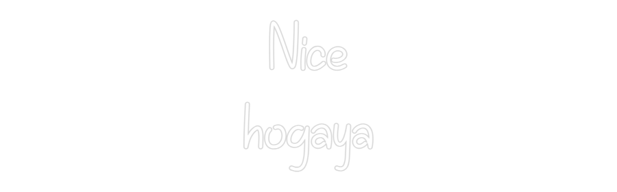 Custom Neon: Nice hogaya - Neon Filter