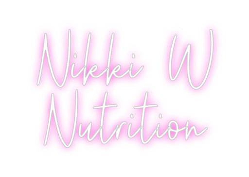 Custom Neon: Nikki W Nut... - Neon Filter