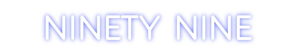 Custom Neon: NINETY NINE - Neon Filter