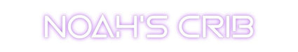 Custom Neon: Noah's Crib - Neon Filter
