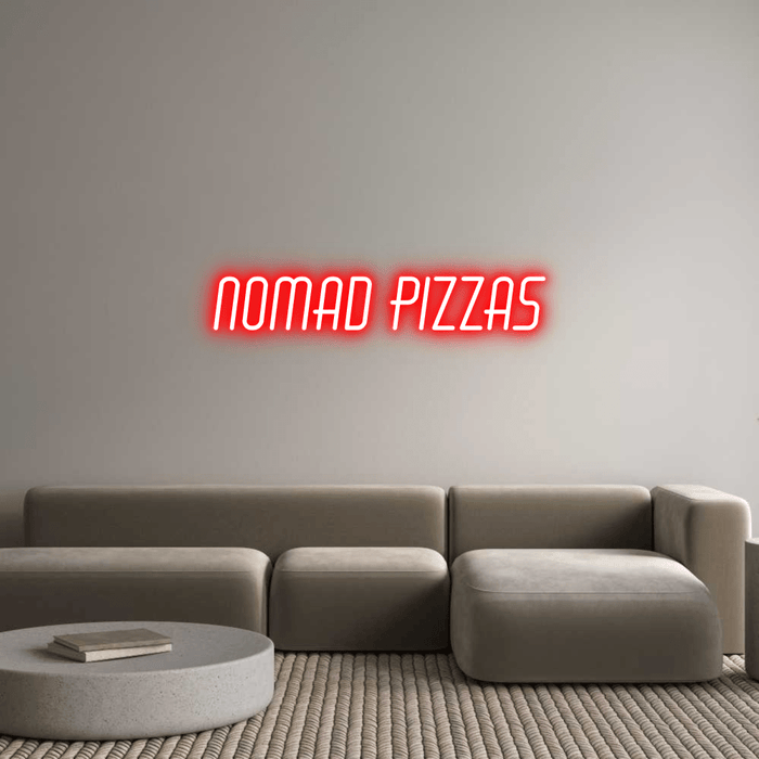 Custom Neon: NOMAD PIZZAS - Neon Filter