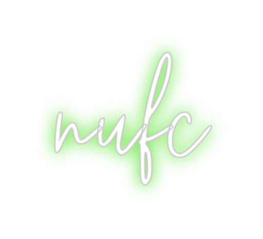 Custom Neon: nufc - Neon Filter