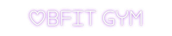 Custom Neon: OBFIT GYM - Neon Filter