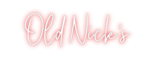 Custom Neon: Old Nick's - Neon Filter