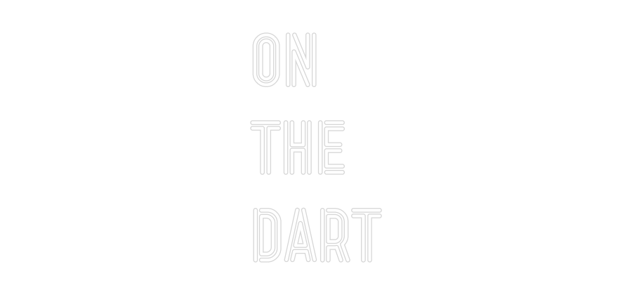 Custom Neon: ON THE DART - Neon Filter