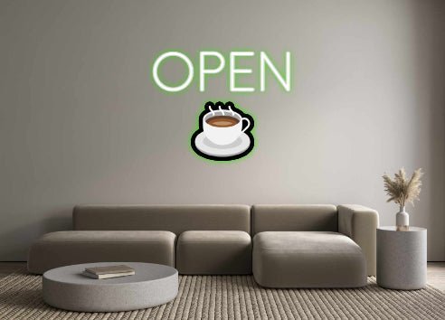 Custom Neon: OPEN ☕ - Neon Filter