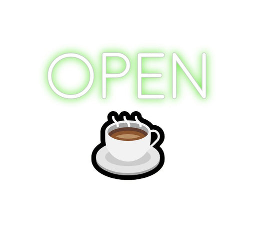 Custom Neon: OPEN ☕ - Neon Filter