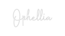 Custom Neon: Ophellia - Neon Filter