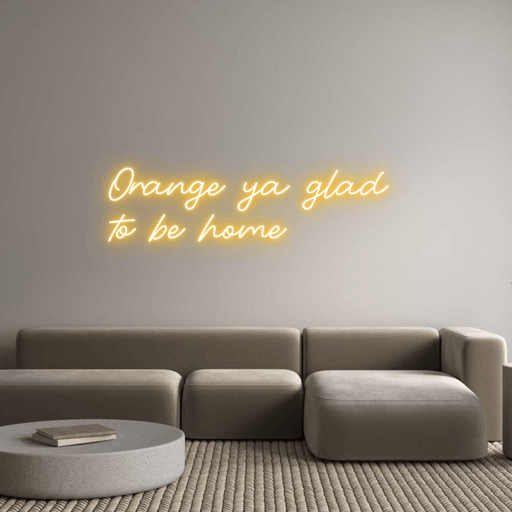 Custom Neon: Orange ya gla... - Neon Filter