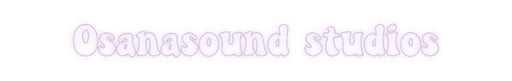 Custom Neon: Osanasound st... - Neon Filter