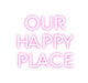 Custom Neon: OUR HAPPY P... - Neon Filter