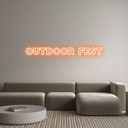 Custom Neon: OUTDOOR FEST - Neon Filter