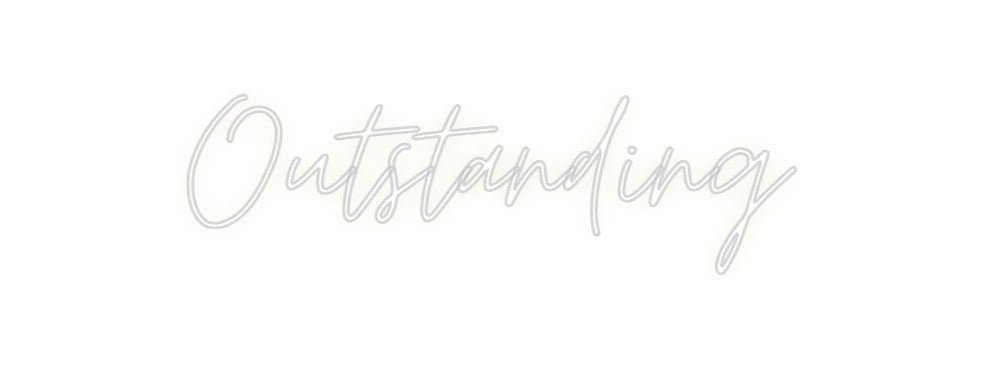Custom Neon: Outstanding - Neon Filter
