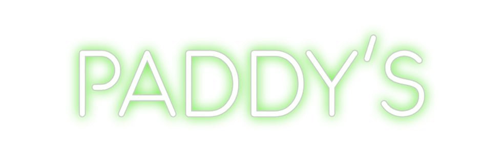 Custom Neon: PADDY'S - Neon Filter