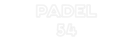 Custom Neon: PADEL 54 - Neon Filter