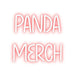 Custom Neon: PANDA MERCH - Neon Filter