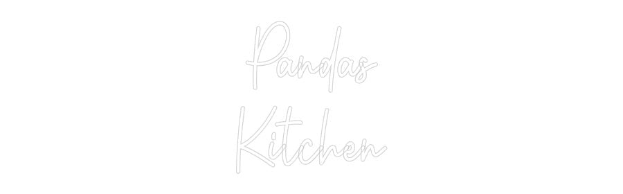 Custom Neon: Pandas Kitchen - Neon Filter