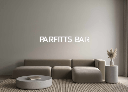 Custom Neon: PARFITTS BAR - Neon Filter