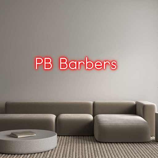 Custom Neon: PB Barbers - Neon Filter