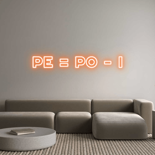 Custom Neon: Pe = Po - I - Neon Filter