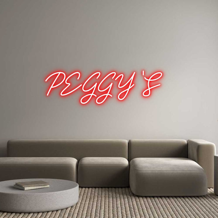 Custom Neon: PEGGY'S - Neon Filter