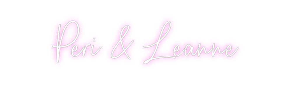 Custom Neon: Peri & Leanne - Neon Filter