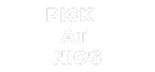 Custom Neon: PICK AT ... - Neon Filter