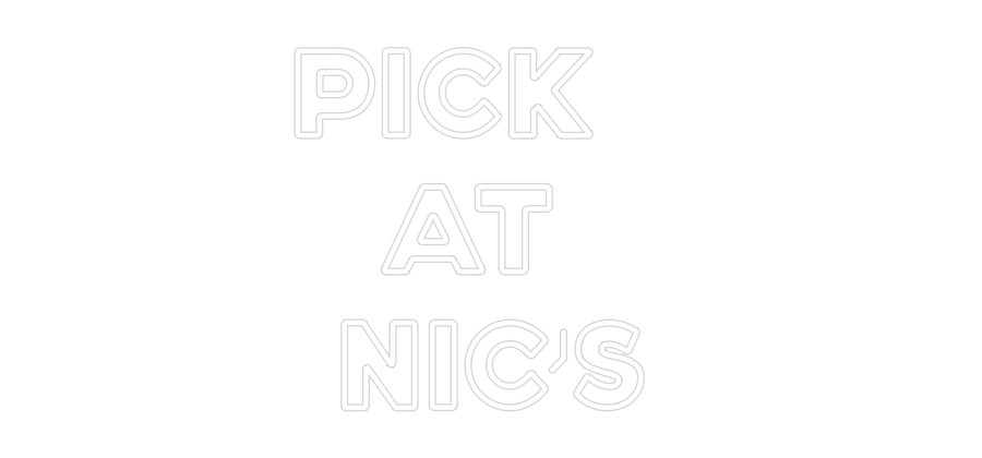 Custom Neon: PICK AT ... - Neon Filter