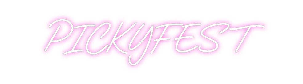 Custom Neon: PICKYFEST - Neon Filter