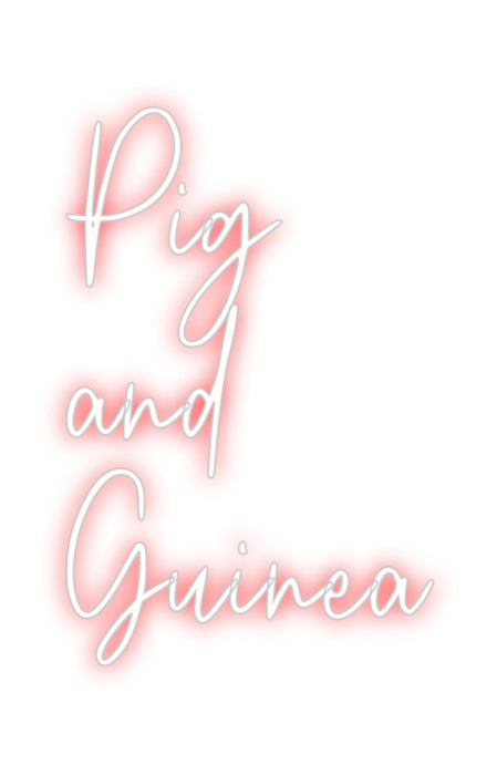 Custom Neon: Pig and Gui... - Neon Filter