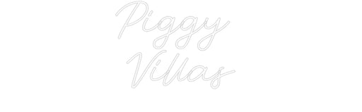 Custom Neon: Piggy Villas - Neon Filter