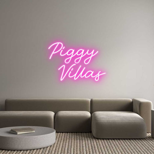 Custom Neon: Piggy Villas - Neon Filter