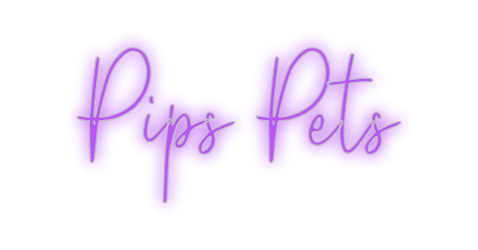 Custom Neon: Pips Pets - Neon Filter