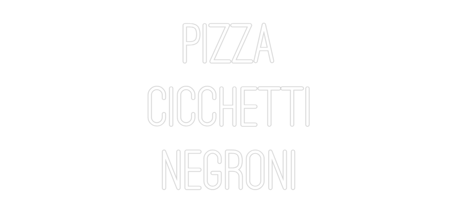 Custom Neon: PIZZA CICCHE... - Neon Filter