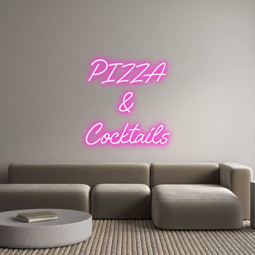 Custom Neon: PIZZA & Coc... - Neon Filter