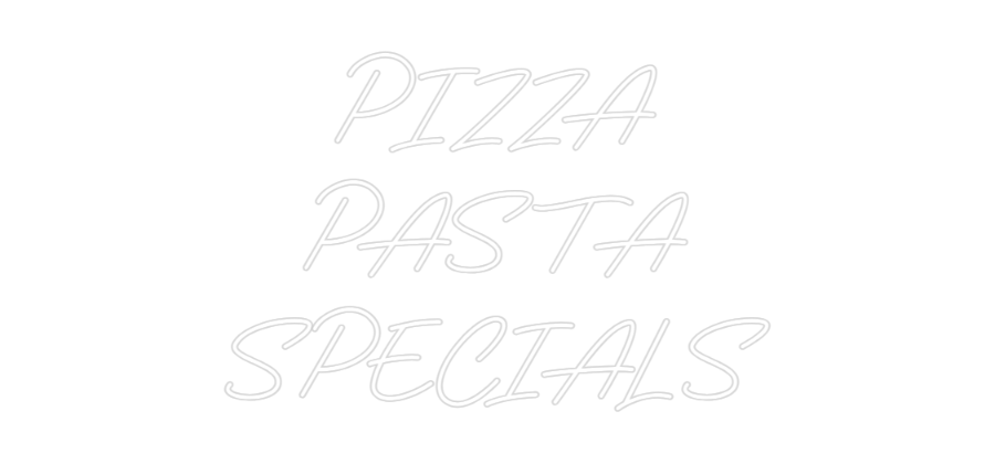 Custom Neon: PIZZA PASTA ... - Neon Filter