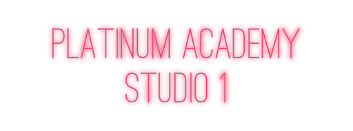 Custom Neon: PLatinum Acad... - Neon Filter