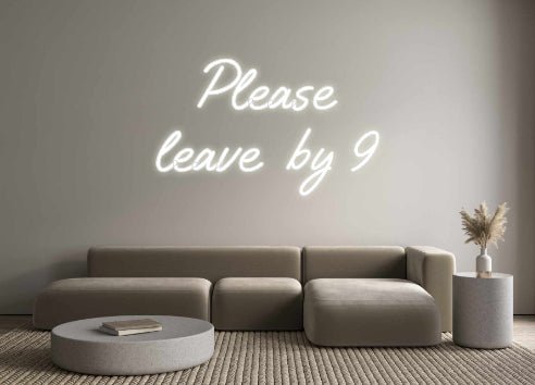 Custom Neon: Please leave... - Neon Filter