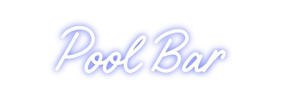 Custom Neon: Pool Bar - Neon Filter