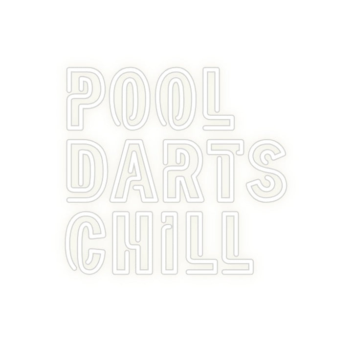 Custom Neon: POOL DARTS ... - Neon Filter