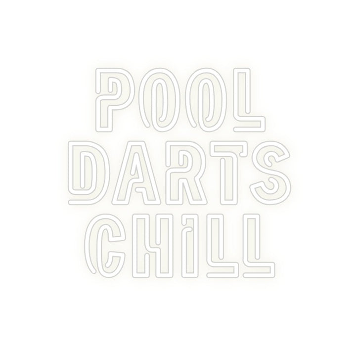 Custom Neon: POOL DARTS ... - Neon Filter